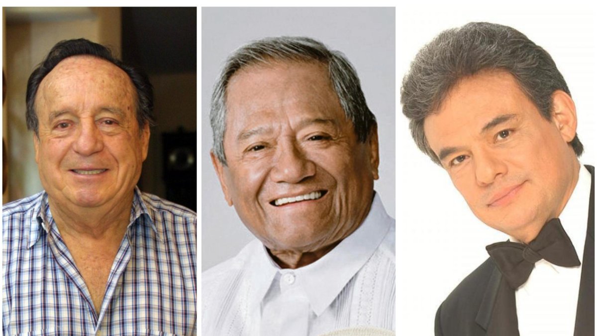 Chespirito, Armando Manzanero y José José.