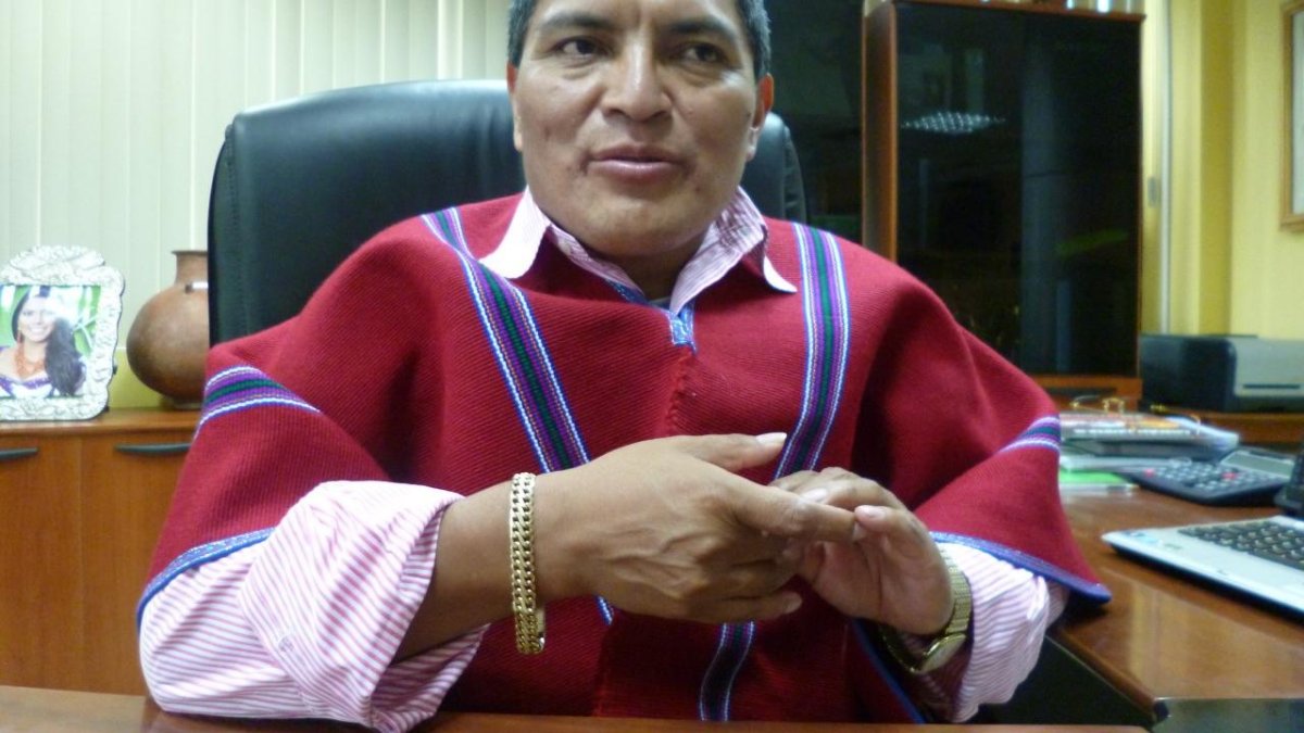 Luis Alfonso Chango pone reglas en Mushuc Runa