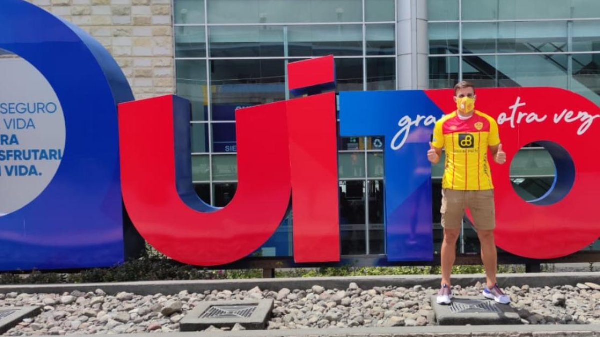 El charrúa Ángelo Pizzorno quiere demostrar su calidad en la zaga del Aucas y así quedarse durante varios años en el equipo.