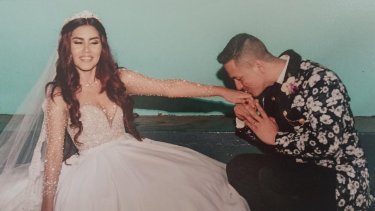 Lisbeth Baquerizo fue hallada sin vida el 21 de diciembre de 2021. Aquí con su presunto asesino