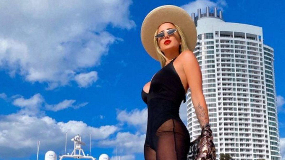 La modelo durante sus ultimas vacaciones a Estados Unidos.