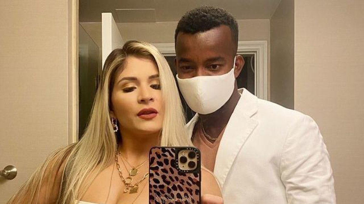 Yuribeth y Jefferson hicieron pública su relación a inicios de enero, cuando estaban paseando en Miami, Estados Unidos..