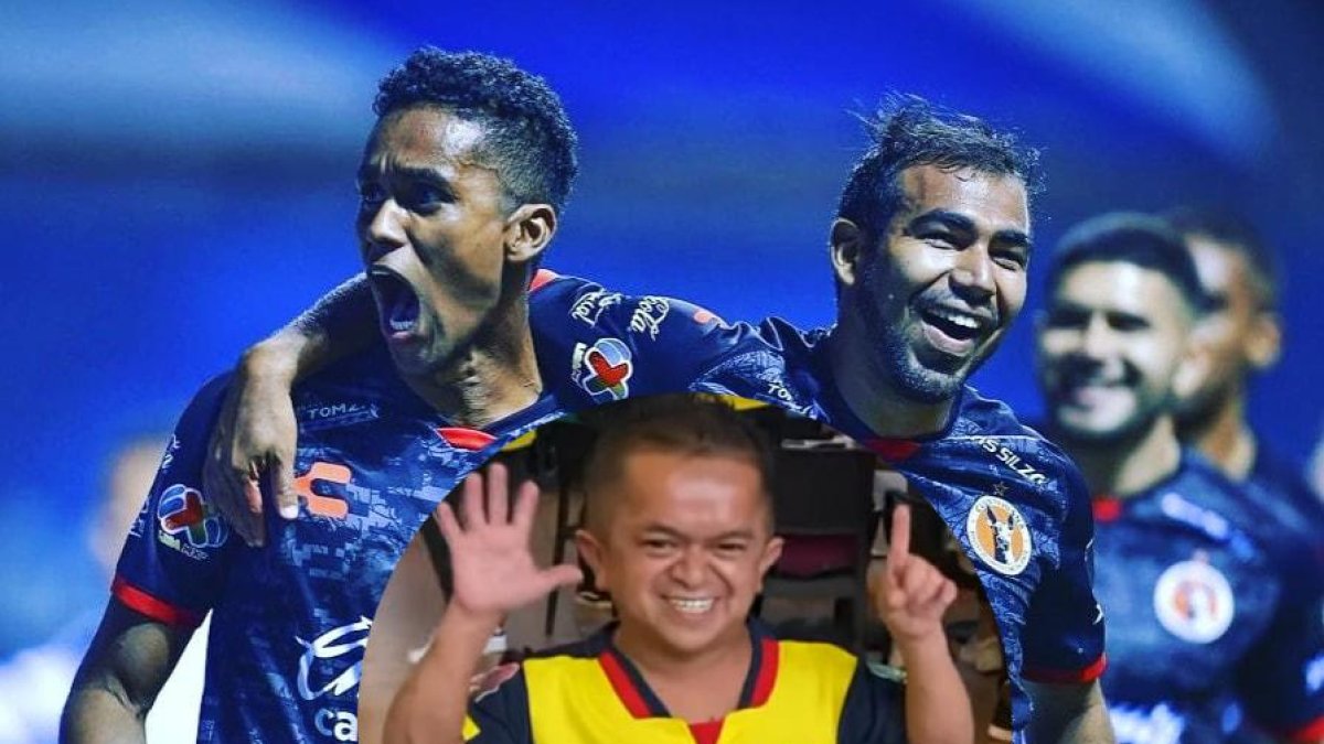 Fidel Martínez y Junior Sornoza de Xolos en la moda de Jorgito 