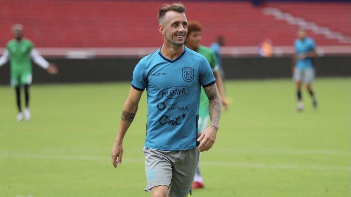 Damián Díaz podria debutar en el Monumental con la camiseta de Ecuador.