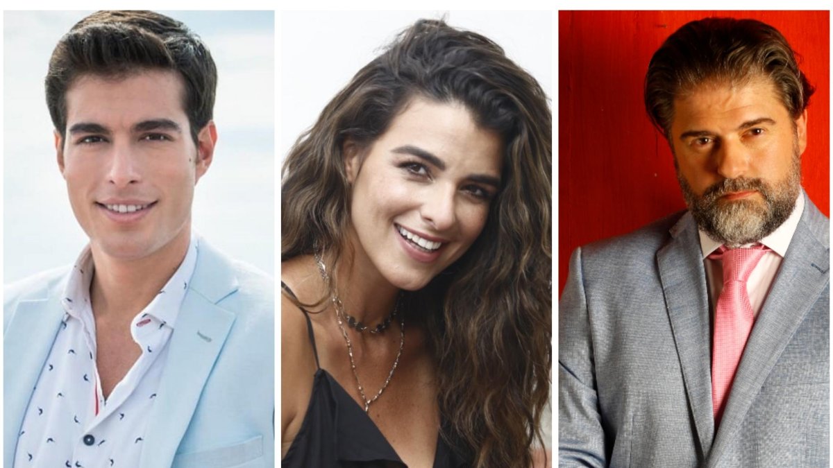 Danilo Carrera, Giovanna Andrade y Sebastián Cordero.