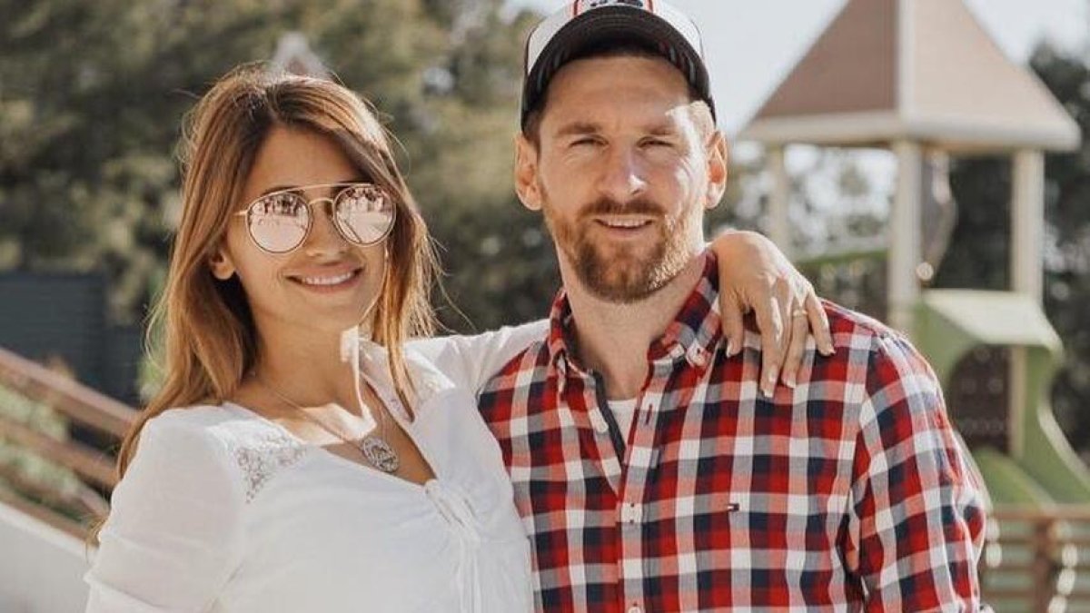 Antonella Roccuzzo y Lionel Messi una de las parejas más famosas del mundo.