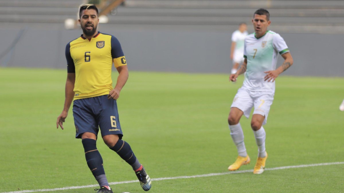 Christian Noboa fue titular en el amistoso que Ecuador disputó ante Bolivia.