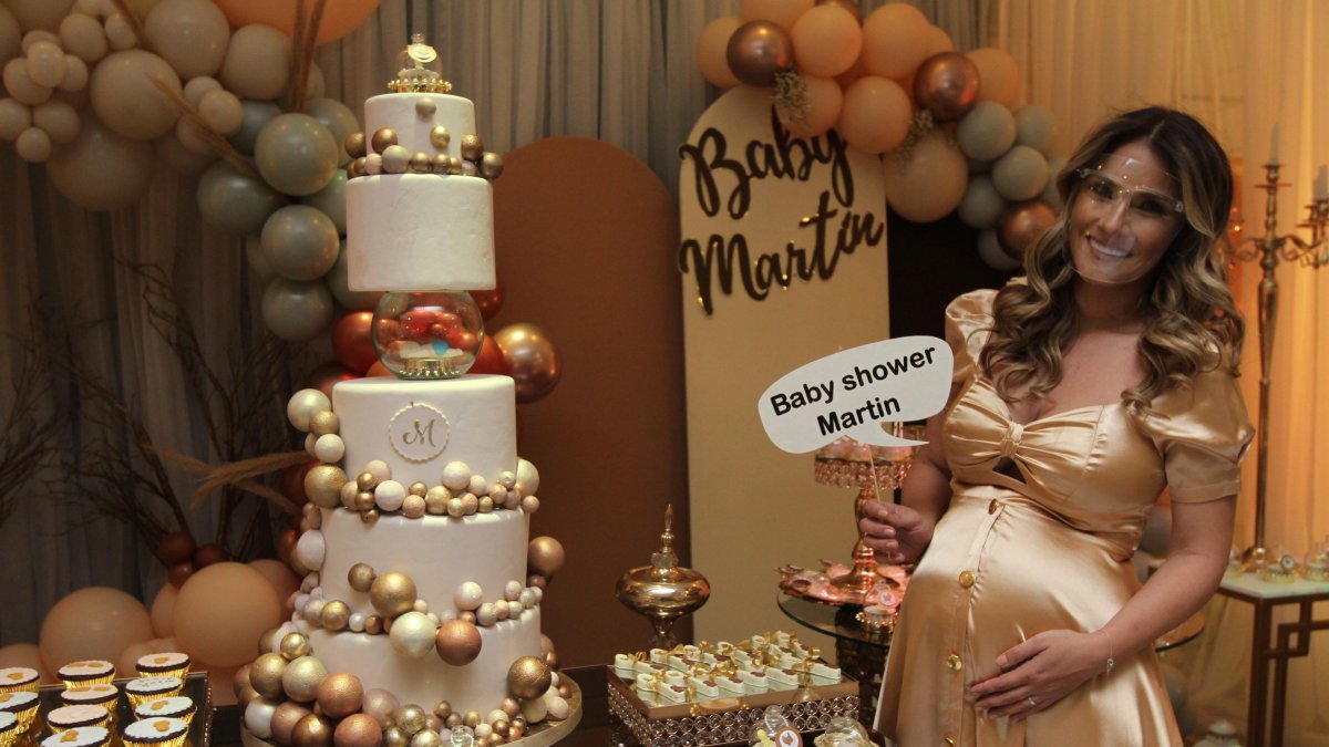 Jacqueline realizó el baby shower de su segundo bebé en el salón de eventos La Excelencia.