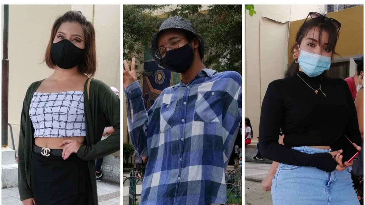 Lucieron fashion para ejercer su derecho al voto. Ellos dicen que es más importante la personalidad que la marca de la ropa.