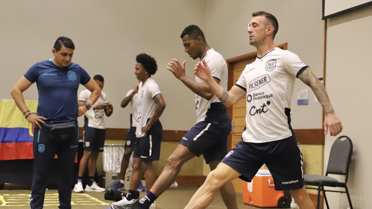 Damián Díaz entrenando en Río de Janeiro.