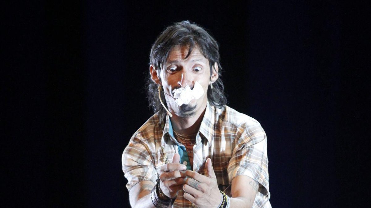 Tyron en su presentación en el Festival del humor, el 26 de Marzo de 2012.