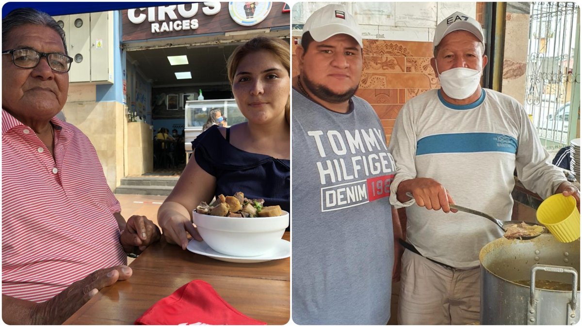 EXTRA acudió a dos huecas de Guayaquil para hablar con sus dueños. Sus respectivos hijos los 'acolitan' en todo.