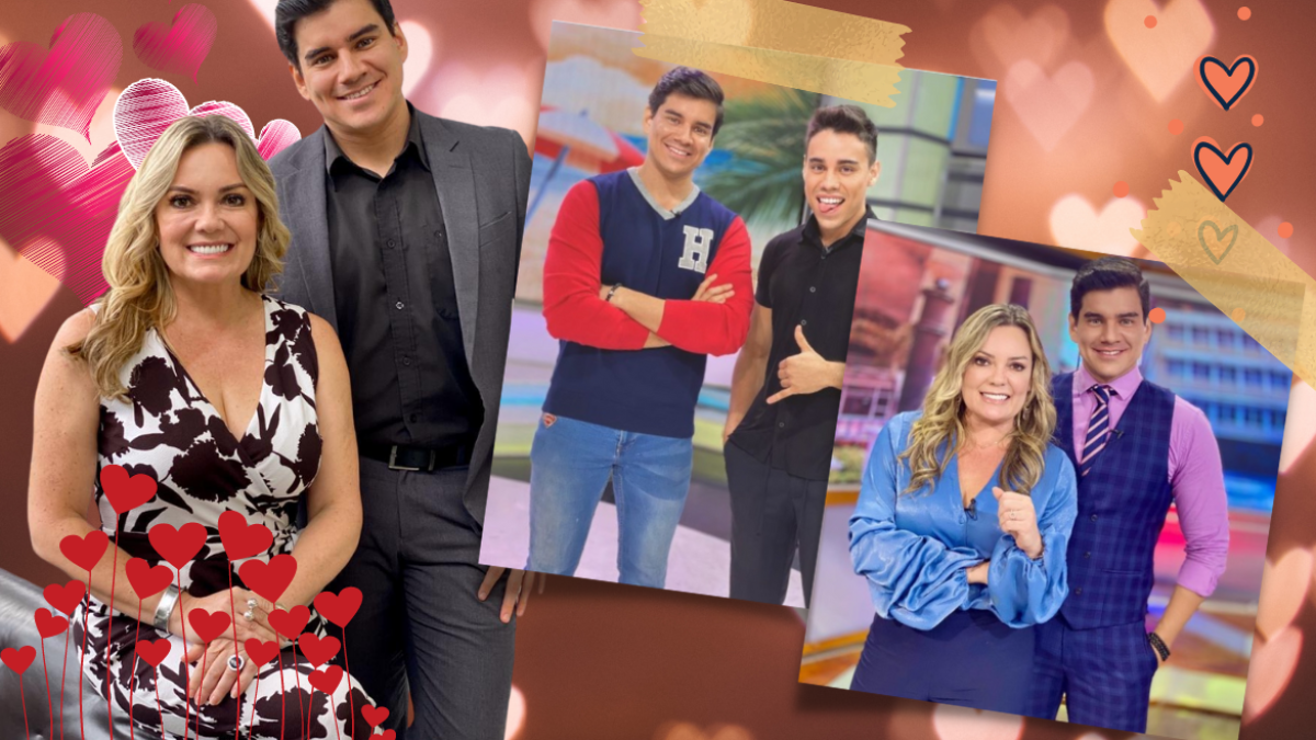 Isaac con su hermano Joel y su Úrsula, con quien trabaja hace aproximadamente un año.