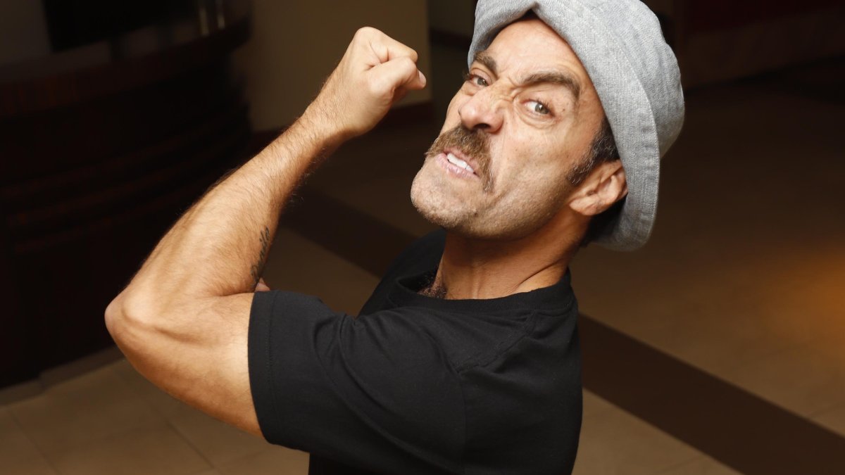 Danilo representando a uno de sus personajes más queridos. Admite que revivir al comediante lo puso muy nervioso y fue todo un reto.