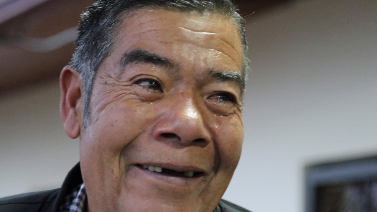 Antonio Carapaz y sus lágrimas de alegría.