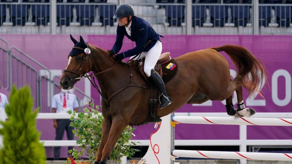 El jinete suizo-ecuatoriano pese a que estuvo en el puesto número 41, no le alcanzó para clasificar.