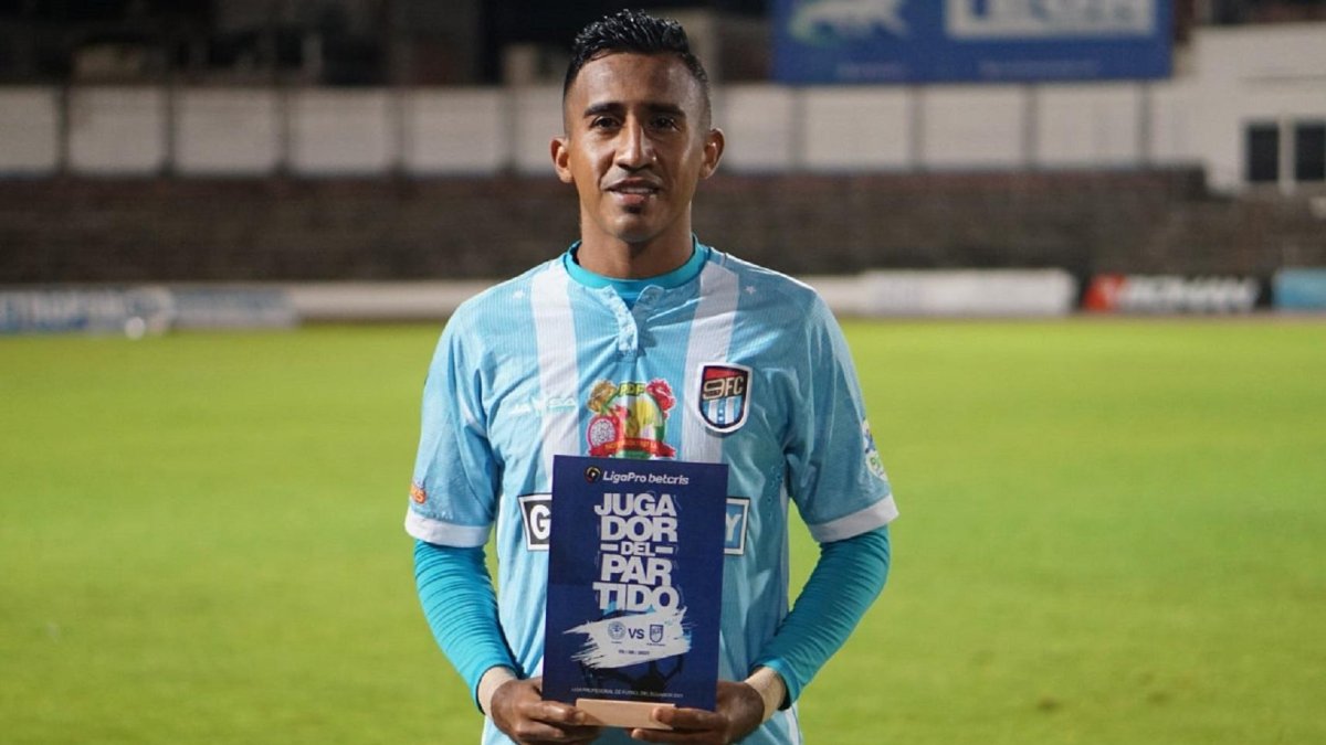 Danny Luna fue declarado el jugador del partido ante Olmedo.