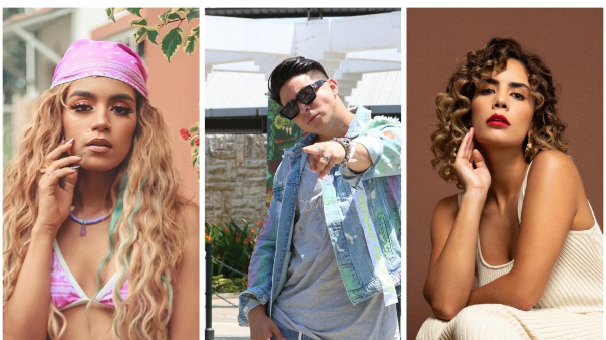 Andreina, Don Day y Mare son los participantes eucatorianos.