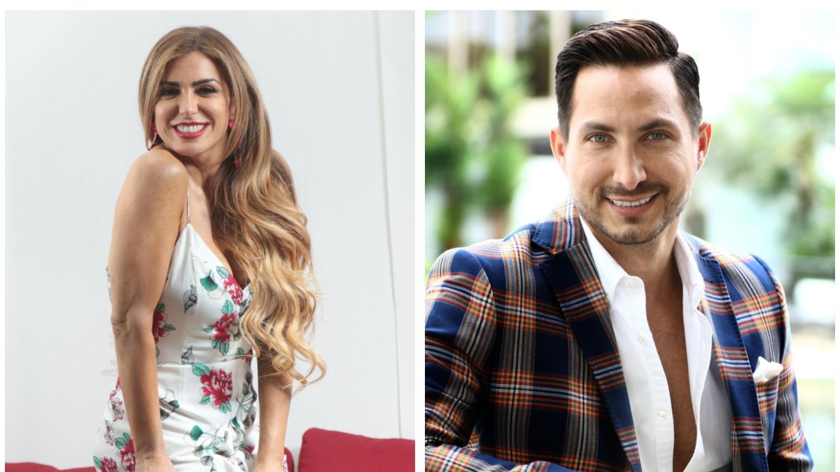 Mariela Viteri y Eduardo Andrade mantienen una amistad de muchos años.