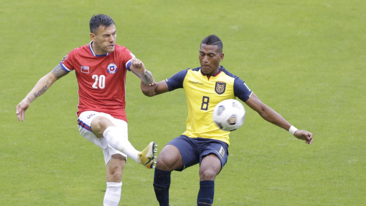La fecha pasada de eliminatorias la selección de Ecuador empató 0-0 con Chile.