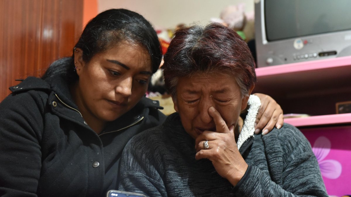 Mayra y María lamentan la partida de Mercy Yunga y el drama que viven ahora.