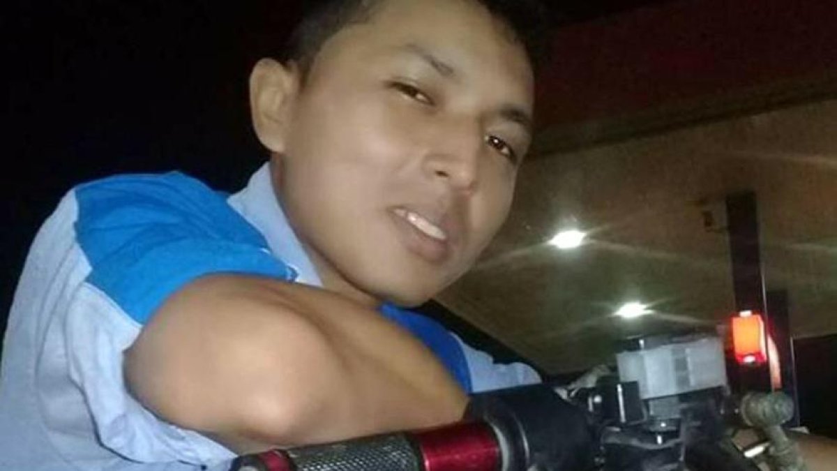 Bryan Pérez Jaramillo fue asesinado por unos motorizados.