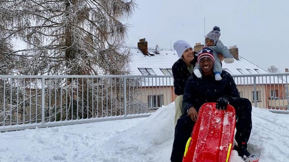 Los Arroyo en República Checa: Luis, Leao y Paulett.