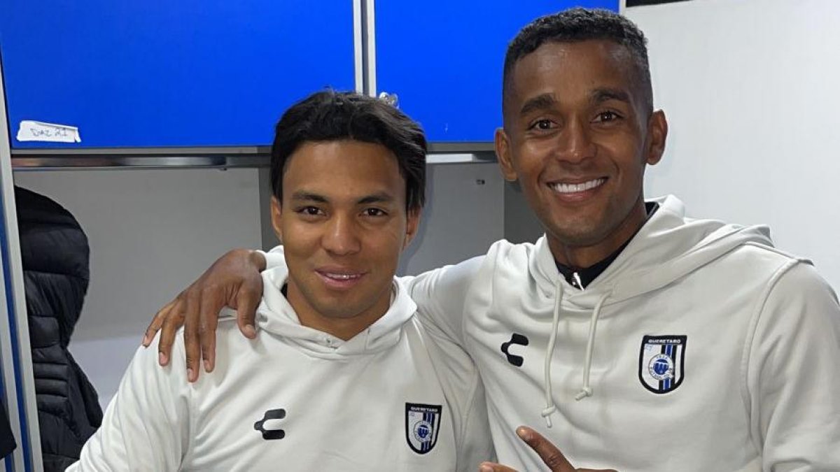 Jefferson Montero y Fidel Martínez militan en Querétaro, de México.