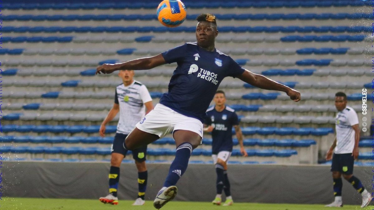 Alejandro Cabeza, del Emelec, listo para la Explosión Azul.