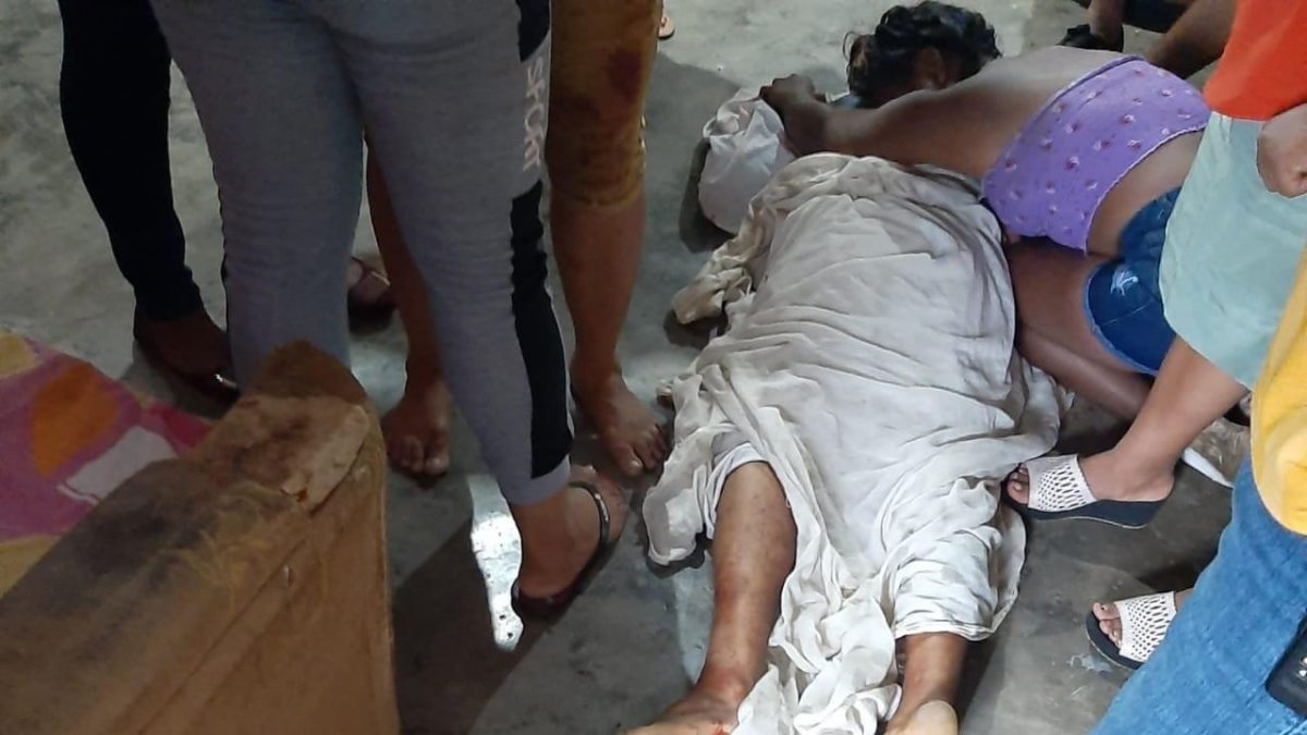 Gibson Castro Mora almorzó con su madre antes de ir a la cancha.