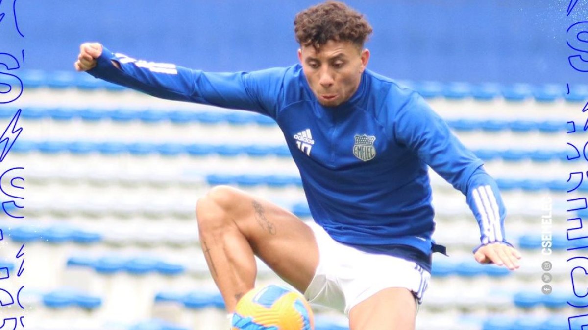 Joao Rojas, jugador del Emelec, está listo para el debut en LigaPro.