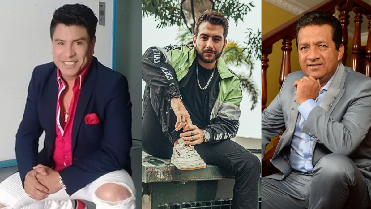 Jaime Enrique Aymara, John Taleb y Máximo Escaleras.