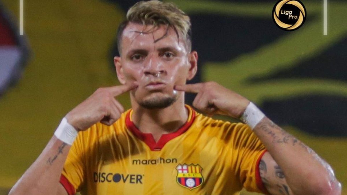 Carlos Garcés tiene 3 goles en el Barcelona del 2022