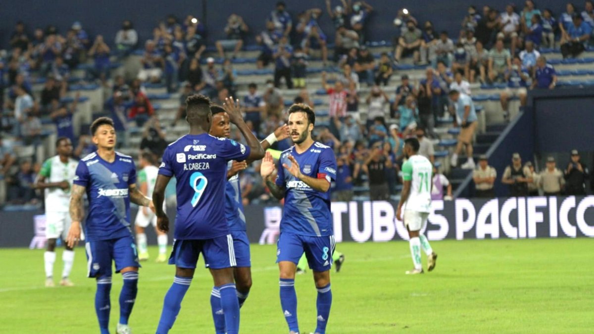 Sebastián Rodríguez (d) registra cinco goles en esta primer etapa de LigaPro.Foto:

Christian Vásconez