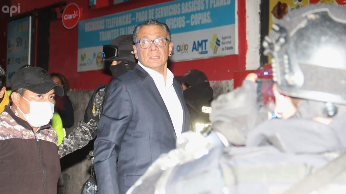 Jorge Glas, exvicepresidente de Ecuador.