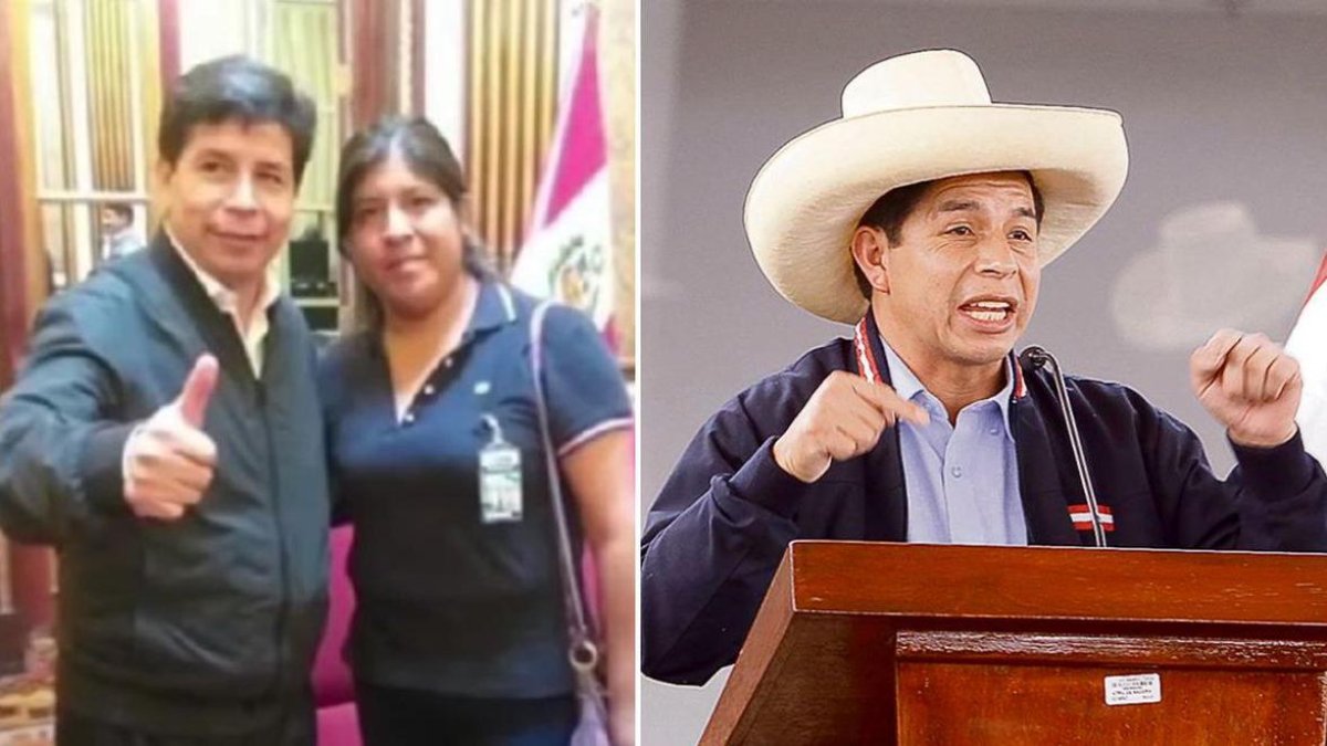 Pedro Castillo y la maestra Yaneth Navarro son panas desde 2017, se conocieron durante una huelga.