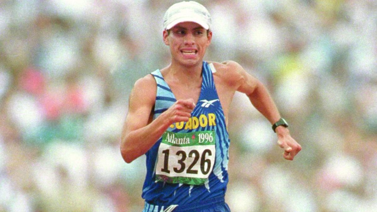 Jefferson Pérez ganó la primera medalla olímpica para Ecuador.