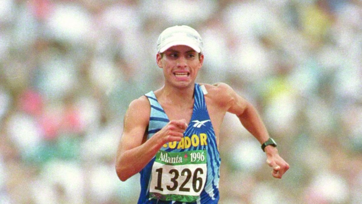 Jefferson Pérez ganó la primera medalla olímpica para Ecuador.