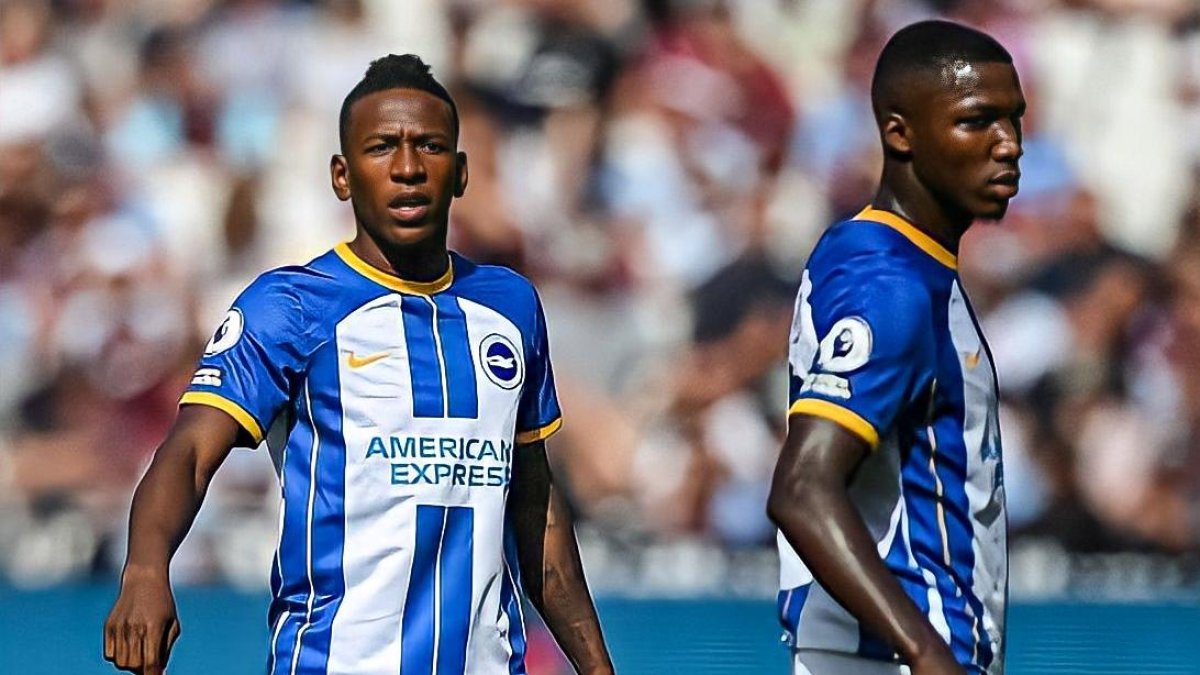Pervis Estupiñán y Moisés Caicedo, harto fútbol ecuatoriano en Inglaterra.