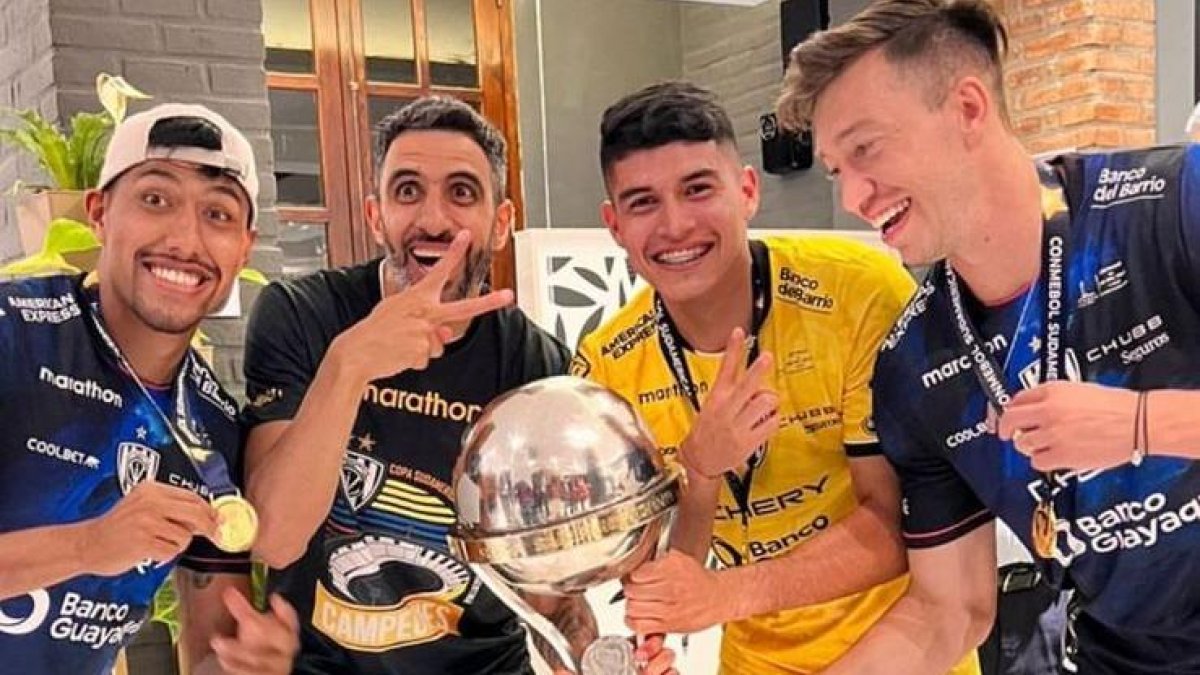 Richard Schunke (d), fue pieza clave en el título de Independiente del Valle.