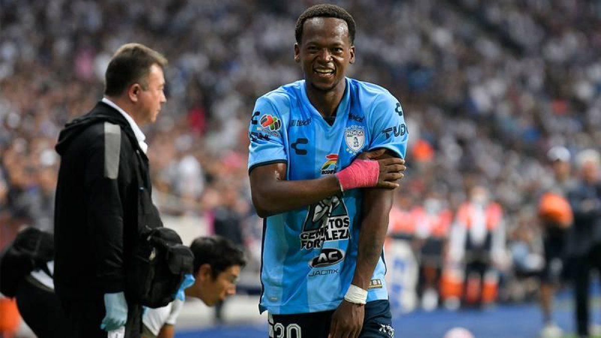 Romario Ibarra, jugador del Pachuca finalista de la LigaMx.