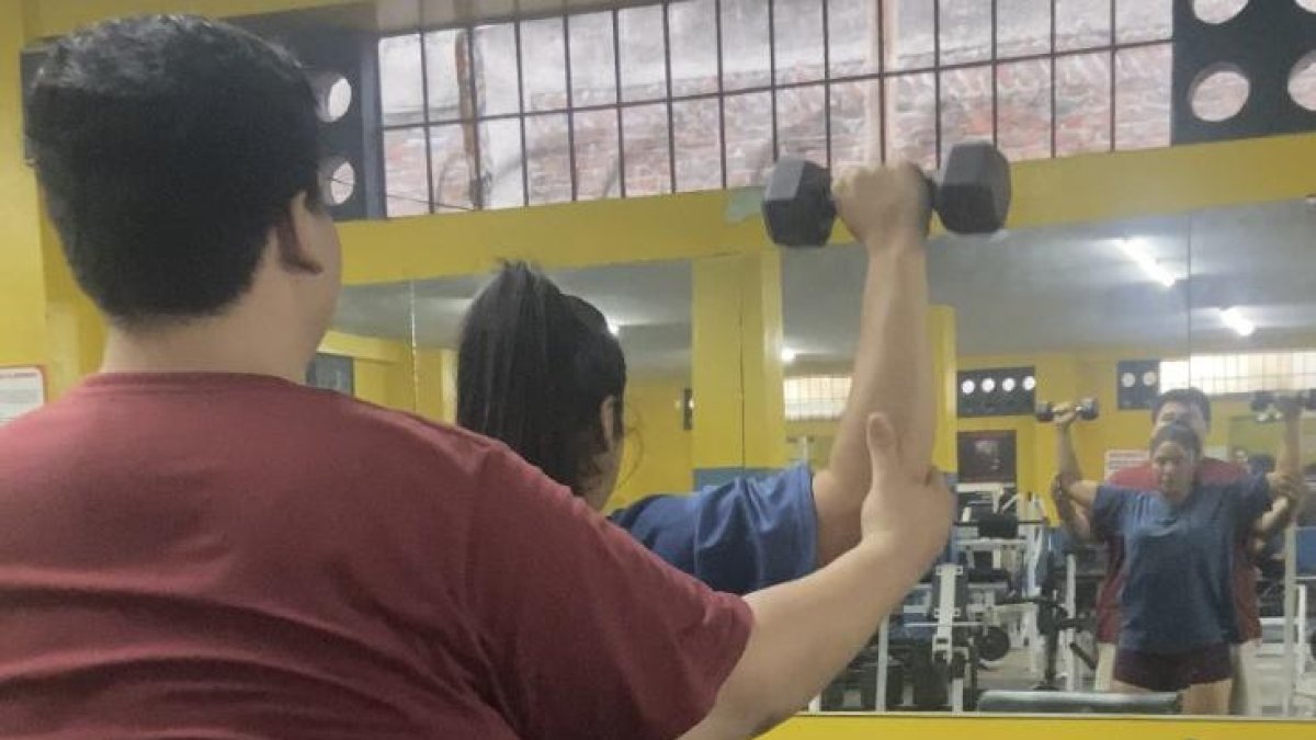 Jorge entrena a María Verónica todos los días, durante dos horas.