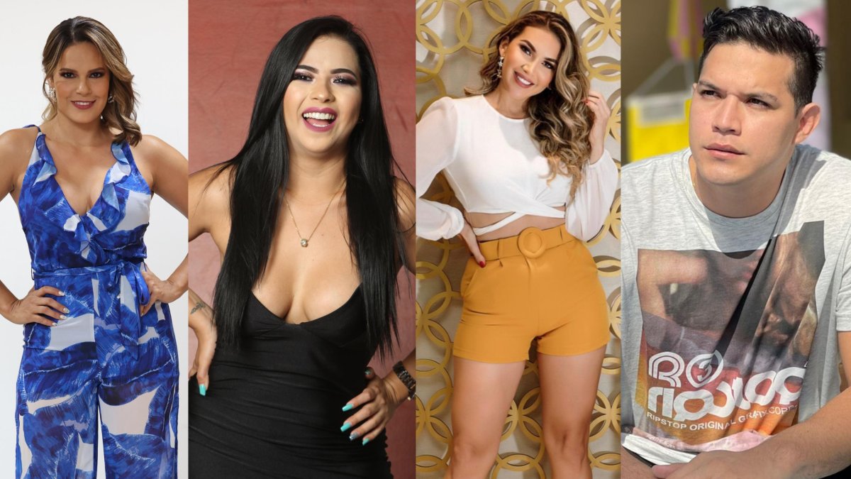 Cecilia Cascante, Jomahira Ganchozo, Katiuska Peralta y Fernando Tufiño.