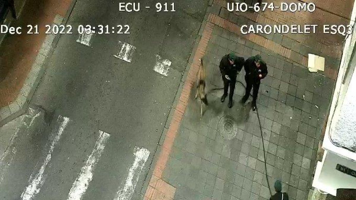 La Policía Nacional, con sus unidades especializadas, inspeccionaron las zonas de las alertas.