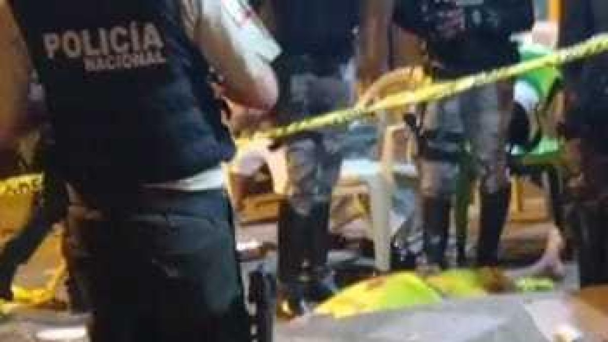 Harold Triguero Gavilánez fue atacado en la escalinata.