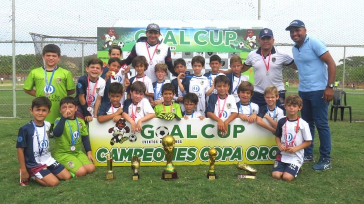 Torremar en la sub 8 se coronó campeón de la Goal Cup en el 2022.