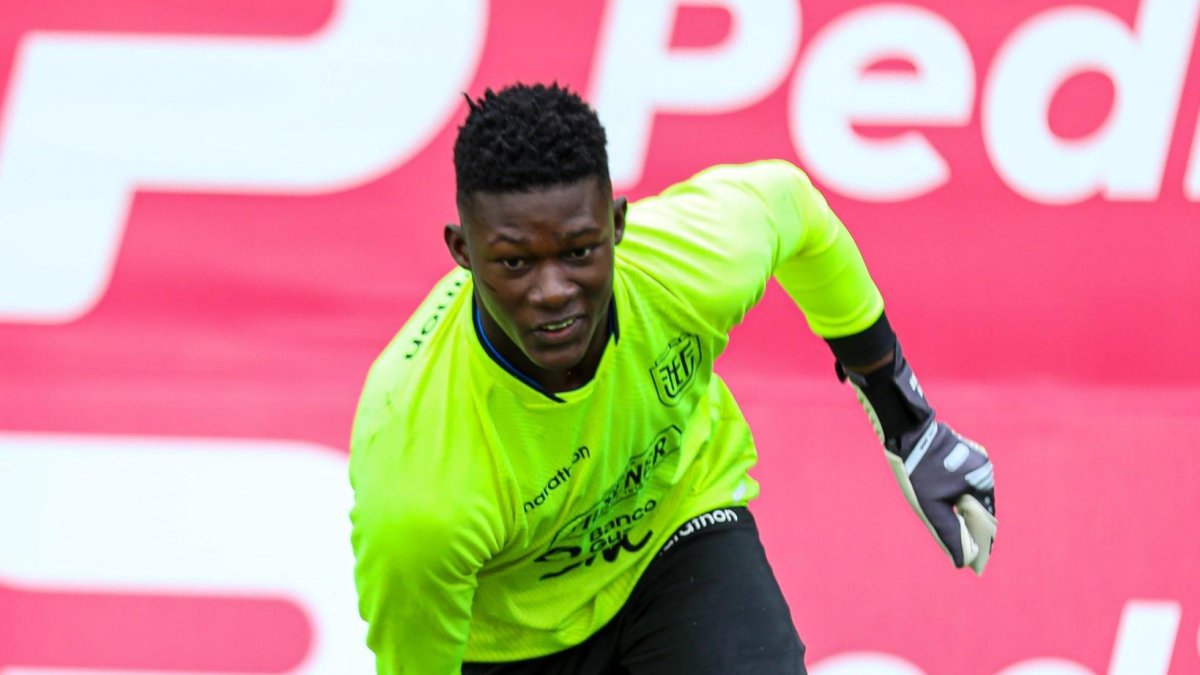 Gilmar Napa, uno de los arqueros de Ecuador sub 20.