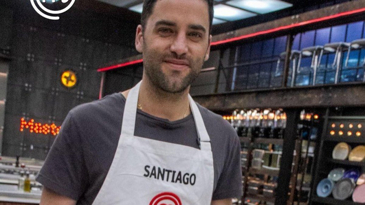 Santiago, en uno de los capítulos del programa de cocina.