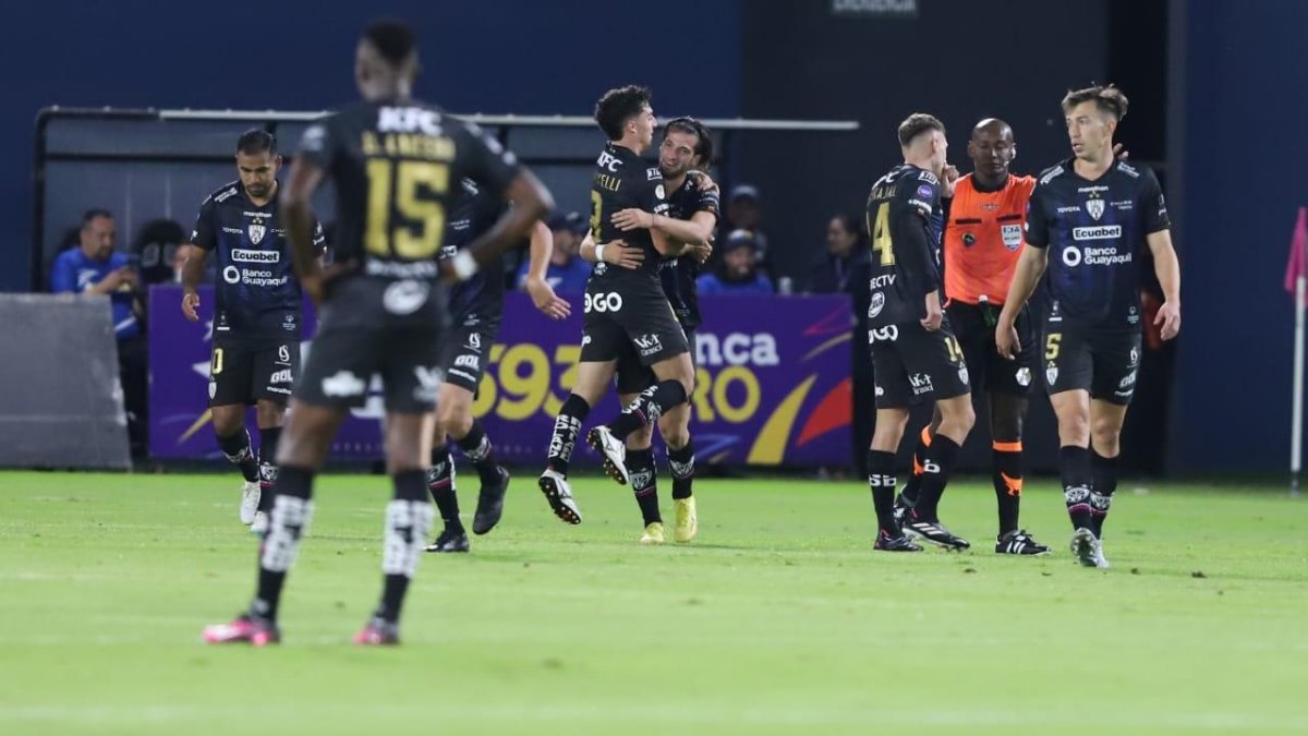 Lautaro Díaz puso el gol de Independiente del Valle y la fiesta en el estadio Banco Guayaquil.