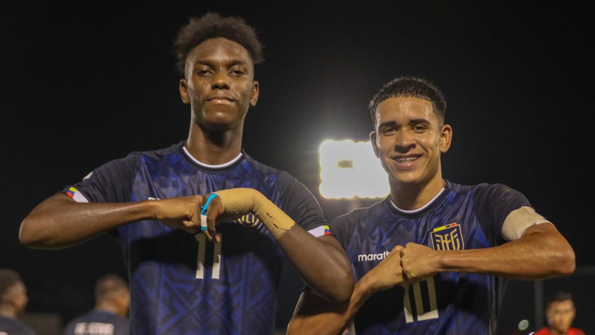 Allen Obando y Kendry Paéz son las figuras de la selección de Ecuador en el Campeonato Sudamericano sub-17.